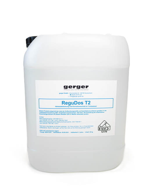 Dosiermittel Korrosionsschutz ReguDos T2 für weiches Wasser