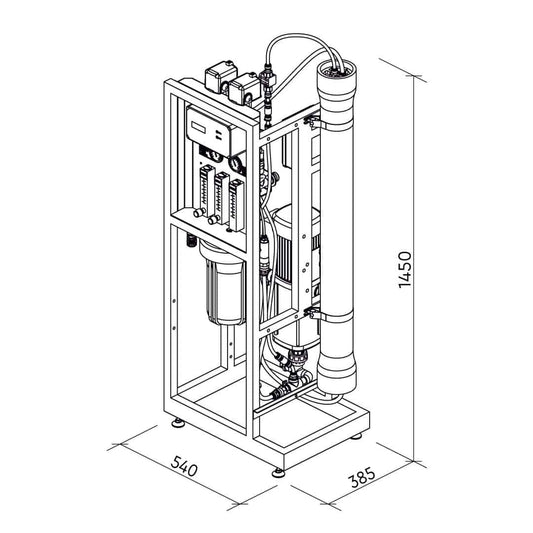 Umkehrosmoseanlage MO6500 (250 l/h)