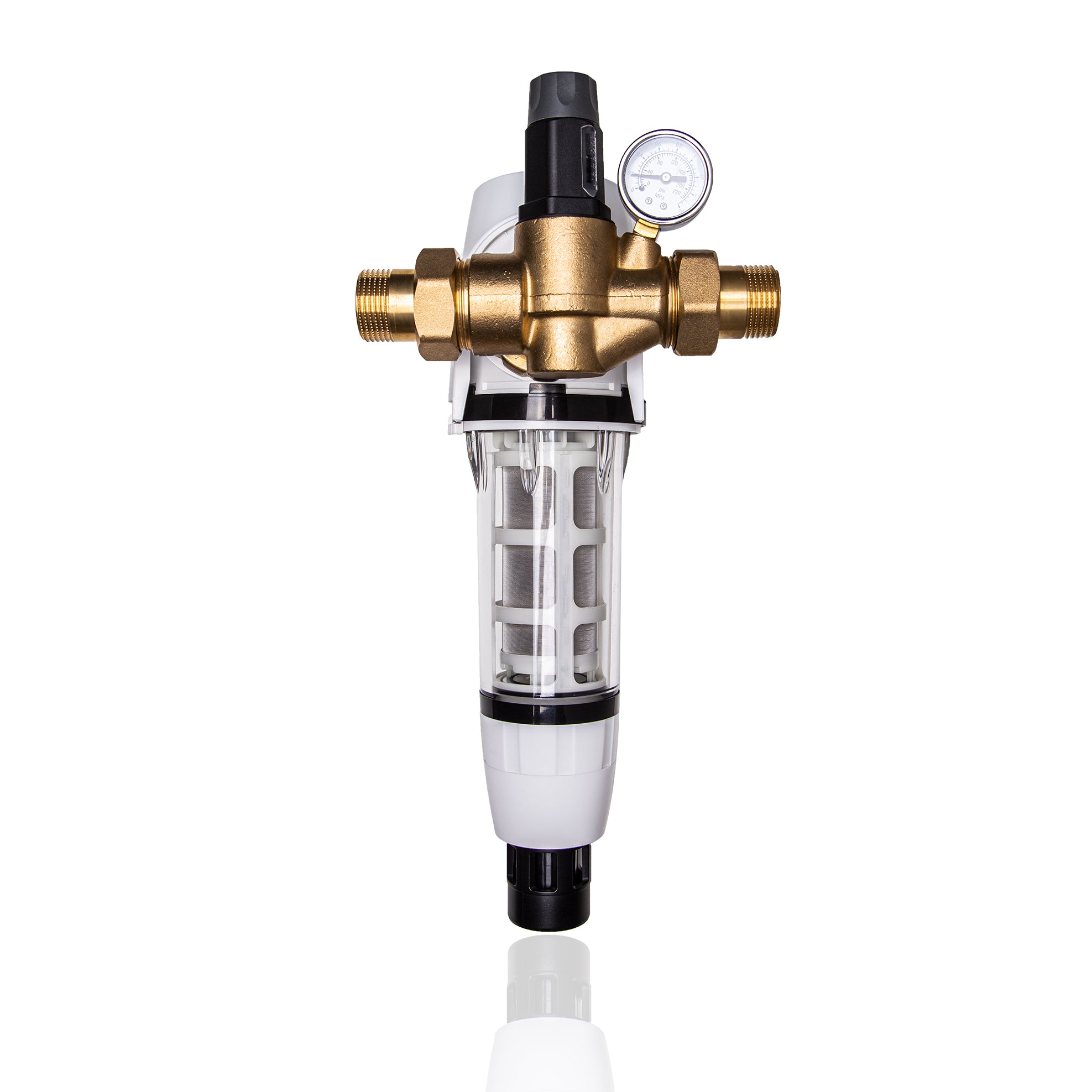 Rückspülfilter DN 25 incl. Druckminderer